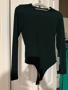 Abercrombie & Fitch Long Sleeve Black Bodysuit